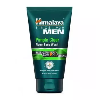 Мужской гель для умывания с Нимом: от прыщей (50 мл), Neem Face Wash for Men, Himalaya 3.9625