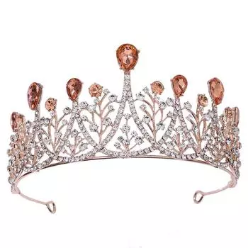 Мужской головной убор принц корона конкурс красоты стразы королева бар представление унисекс круглая корона