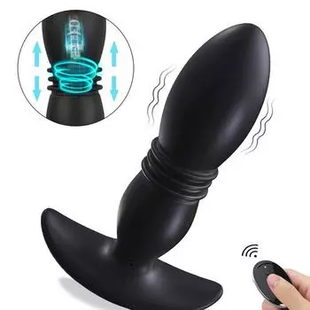 Мужской и женский электрический пульт дистанционного управления выдвижной задний корт анальная пробка мастурбация взрослые мужские простаты секс-игрушки