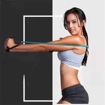 Мужской и женский фитнес-спортивный натяжной ремень, эластичный ремень, аксессуары для веревки, многофункциональная эластичная веревка, спортивная многоцветная натяжная веревка