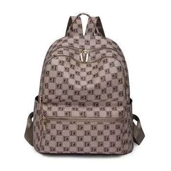 Мужской и женский износостойкий рюкзак из искусственной кожи на молнии, женский рюкзак большой вместимости