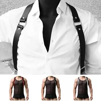 Мужской и женский ремень в стиле панк, регулируемый ремень из искусственной кожи с пряжками, аксессуар для одежды красный