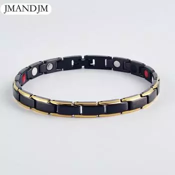 Мужской и женский съемный магнитный браслет для пары Мужской и женский креативный магнитный браслет в стиле ретро чёрный
