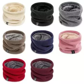 Мужской и женский уличный зимний бархатный теплый шарф шейный ветрозащитный шарф