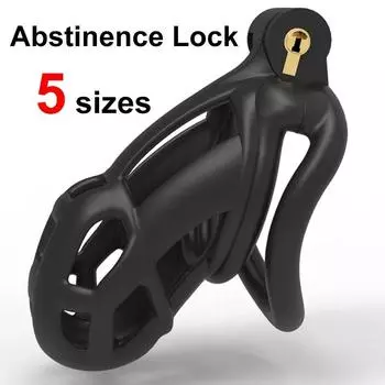 Мужской Эротический Уретральный Клетка Целомудрия Пять Размеров Пенис Замок Воздержания Для Мужчин См Пара Секс-Игрушки Бросить Мастурбацию Рукав Члена Black-XS