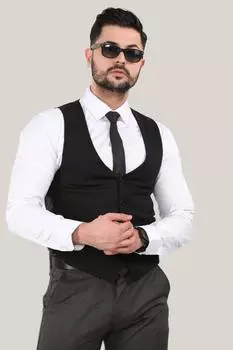 Мужской классический жилет