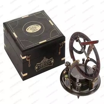 Мужской компас Xmas 5 дюймов, идеально откалиброванный, большой компас с солнечными часами