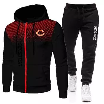 Мужской комплект из пяти предметов, спортивная рубашка и брюки, зимняя плюшевая и утолщенная версия 2024 г. S