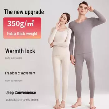 «Мужской комплект термобелья из немецкого кашемира»: Утолщенный верх и низ из шелка и кашемира класса А L