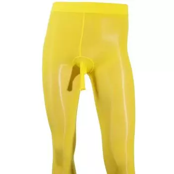 Мужской комплект ультратонких колготок Airplane-Opening - чулки на голые ноги и сексуальные масляные носки oily JJ set closed mouth size L