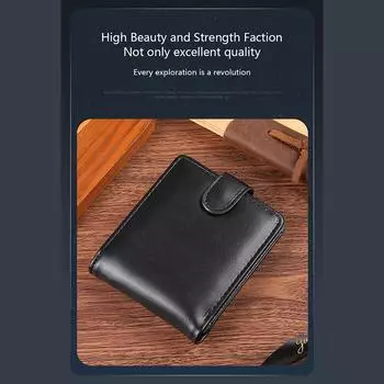 Мужской кошелек Hasp кожаный кошелек несколько отделений для карт держатель для кредитных карт портмоне винтажный кошелек модные деловые мужские кошельки кофейный