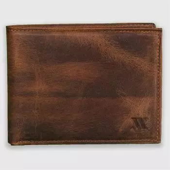 Мужской кошелек и визитница из натуральной кожи 1814