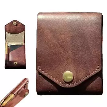 Мужской кошелек из искусственной кожи, держатель для карт, складной компактный кошелек, большой объемный органайзер для карт, деловой подарок, органайзер для купюр 1pc