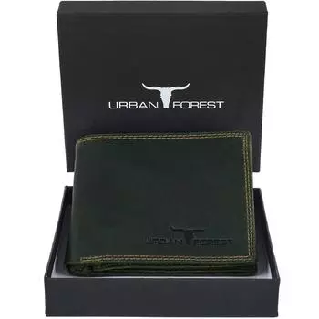 Мужской кошелек из натуральной кожи - стандартный размер (7 слотов для карт)