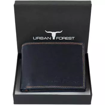 Мужской кошелек из натуральной кожи - стандартный размер (7 слотов для карт)