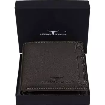 Мужской кошелек из натуральной кожи - стандартный размер (5 слотов для карт)