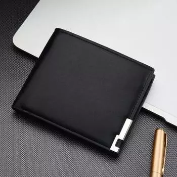 Мужской кошелек с несколькими отделениями для карт, многоцелевой, из искусственной кожи, в корейском стиле, кредитная карта