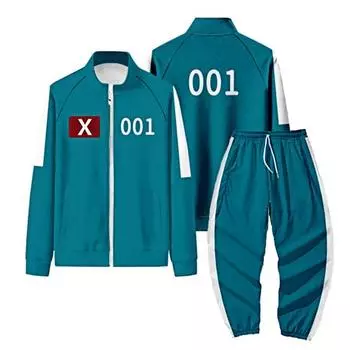 Мужской костюм для косплея, комплект с длинными рукавами, спортивная толстовка с эластичной резинкой на талии, комплект брюк для косплея, карнавальный костюм, реквизит для вечеринки L A