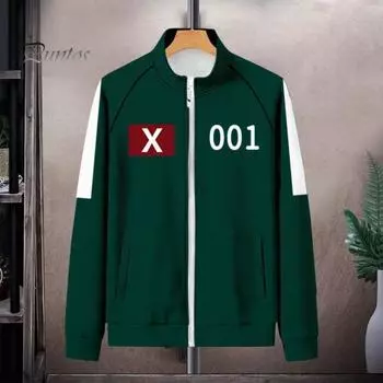 Мужской костюм для косплея, комплект с длинными рукавами, спортивная толстовка с эластичной резинкой на талии, комплект брюк для косплея, карнавальный костюм, реквизит для вечеринки L