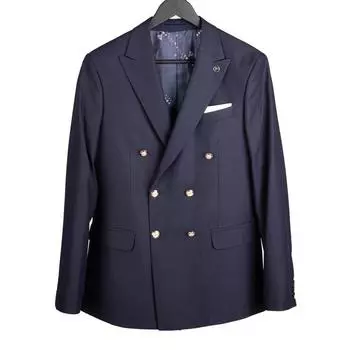 Мужской костюм из 2 предметов blt026 темно-синий BILL TORNADE