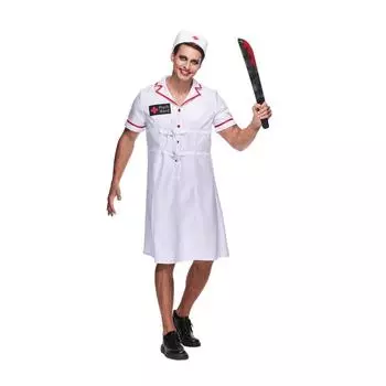 Мужской костюм медсестры Twisted для взрослых, костюмы шутника на Хэллоуин Int:M