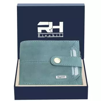 Мужской кожаный кошелек Doger Aqua Zimmer, кошелек из натуральной кожи с блокировкой RFID, подарочный набор для мужчин