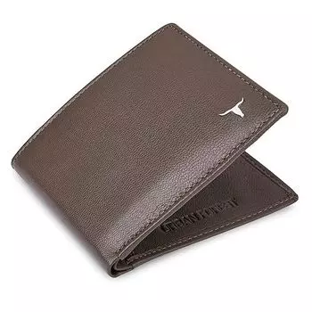 Мужской кожаный кошелек George Taupe