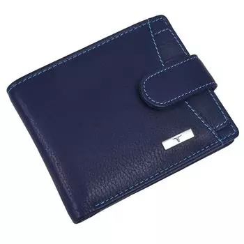 Мужской кожаный кошелек Oswald Blue