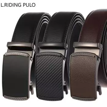 Мужской кожаный ремень 2023, новый высококачественный молодежный ремень с автоматической пряжкой, корейская версия делового универсального ремня для брюк из натуральной кожи