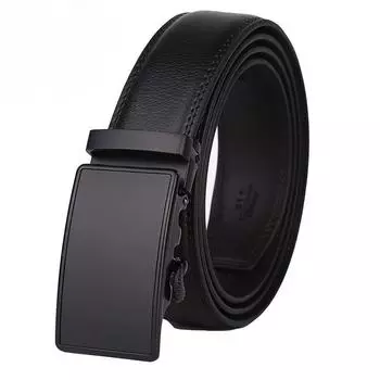 Мужской кожаный ремень, двухслойный из натуральной яловой кожи 110~125