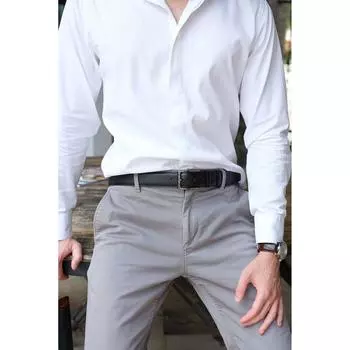 Мужской Кожаный Ремень Milano Черный