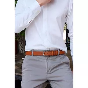 Мужской Кожаный Ремень Milano Коричневый