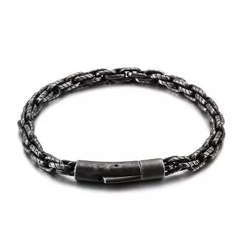 Мужской креативный браслет в стиле ретро в стиле хип-хоп, модный браслет из титановой стали 6mm