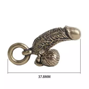 Мужской кулон в виде пениса, брелок, кулон, забавное творческое моделирование, личность цыпочки ONESIZE