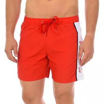 Мужской купальник-боксер средней длины CM-30056-BP S красный