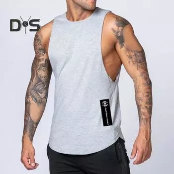 Мужской летний повседневный жилет с круглым вырезом без рукавов, украшенный буквами, топы на бретелях, однотонные топы для фитнеса с широкими бретелями, уличная одежда 3XL темно-красного