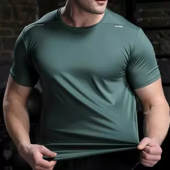 Мужской летний свободный дышащий короткий рукав для велоспорта, быстросохнущий топ для бега, спортивные костюмы для фитнеса, футболки, обтягивающие леггинсы XS белый