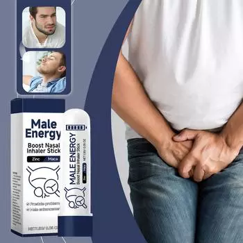 Мужской личный медицинский аспиратор для носа повышает выносливость и улучшает кровообращение. Травяной уход за носом. One Size белый