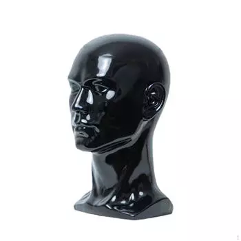 Мужской манекен голова шляпа дисплей стенд косметические аксессуары многофункциональный манекен парик для Glossy White