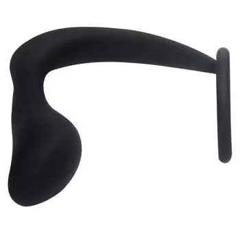 Мужской массажер простаты силиконовый мужской климакс анальный секс игрушки кольцо для члена эротический Black