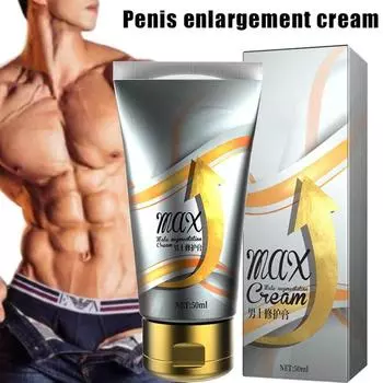 Мужской массажный крем для пениса, губка для ухода за телом, гель для восстановления упражнений 50ml