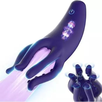 Мужской мастурбатор 10-скоростной вибрационный USB перезаряжаемый массажер для головки устройство для мастурбации для мужчин 1pc