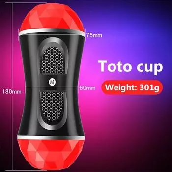 Мужской мастурбатор, чашка, вибратор, настоящее влагалище для мужчин, глубокая глотка, киска, рот, двойной, для взрослых, упражнения на выносливость, секс-игрушки для мужчин