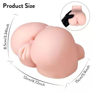 Мужской мастурбатор, карманные мастурбаторы с киской, 1 шт., с реалистичной текстурой, плотным влагалищем и анусом для стимуляции пениса, секс-игрушка для взрослых для удовольствия для мужчин PG02-SK