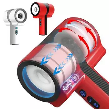 Мужской мастурбатор с двумя рукавами, автоматический, толкающий, вращающийся, вибрирующий, минетный, секс-машина, оральная секс-игрушка, поглаживающий пенис, вибратор, карманная киска для мужчин