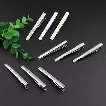 Мужской металл, простой галстук, зажим для галстука, зажим, булавка, бизнес, аксессуар для свадебного костюма