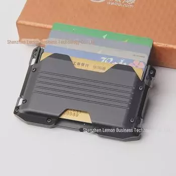Мужской металлический кошелек и держатель для карт Cross-Border EDC с защитой от кражи RFID