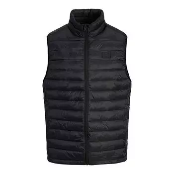 Мужской межсезонный пуховик без рукавов JACK & JONES L темно-синий