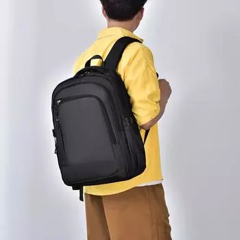 Мужской многофункциональный деловой рюкзак для ноутбука – большая вместимость для путешествий и отдыха грязно-белый