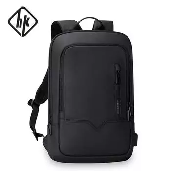 Мужской многофункциональный дорожный рюкзак, водонепроницаемая деловая сумка для ноутбука 14 дюймов, сумка большой вместимости для школьного мужского дорожного пакета чёрный